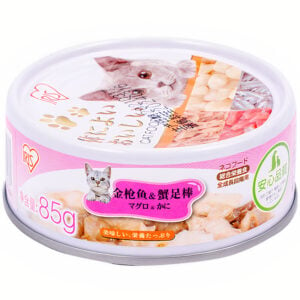 Pate cho mèo vị cá ngừ trộn thịt cua IRIS OHYAMA Tuna Crab